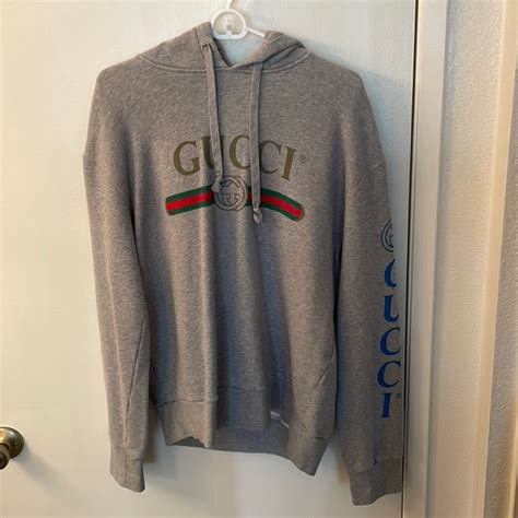 Gucci Gucci Dragon Embroidered Logo Hoodie Ssense Exclusive 